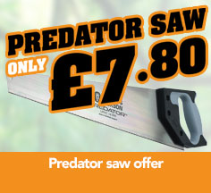 Predator saw offer