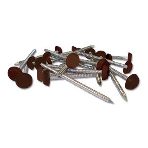 Dark Brown Plastic Headed Pins & Nails