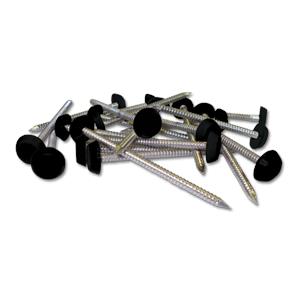 Black Plastic Headed Pins & Nails