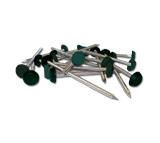 Rustic Green Plastic Headed Pins & Nails