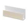 Cream U-Channel Cladding Trim 