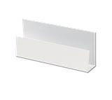 U-Channel Cladding Trim Foiled White