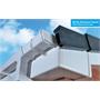 White Square Gutter & Bullnose Fascia Board