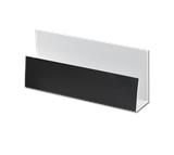 Cladding U-Trim Black Ash