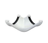 90 Degree Half Round Gutter Angle in White