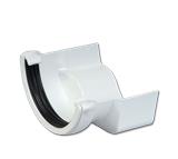 Half-Round (White)/Ogee (Cast Iron) Gutter Adaptor L/H