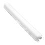 White Bullnose Fascia Corner Ext D/Ended (500mm)