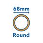 Floplast Round Downpipe Diameter