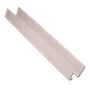 White Embossed Cladding 2 Part Edge Trim