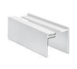 White 2 Part U-Channel Cladding Trim