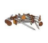 Tan Plastic Headed Pins & Nails