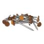 Tan Plastic Headed Pins & Nails