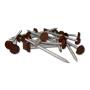 Dark Brown Plastic Headed Pins & Nails