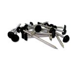 Black Plastic Headed Pins & Nails