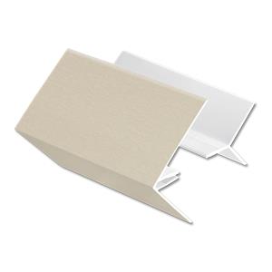 Cream 2-Part External Corner Cladding Trim 