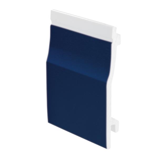Royal Blue uPVC 150mm Shiplap Cladding FasciaExpert.co.uk