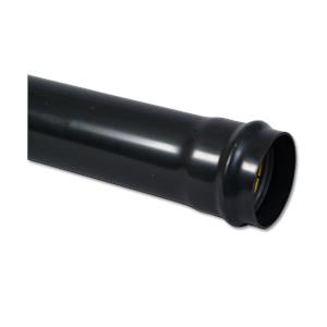 Soilpipe Single Socket Ended Black