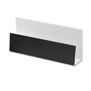 Cladding U-Trim Black Ash