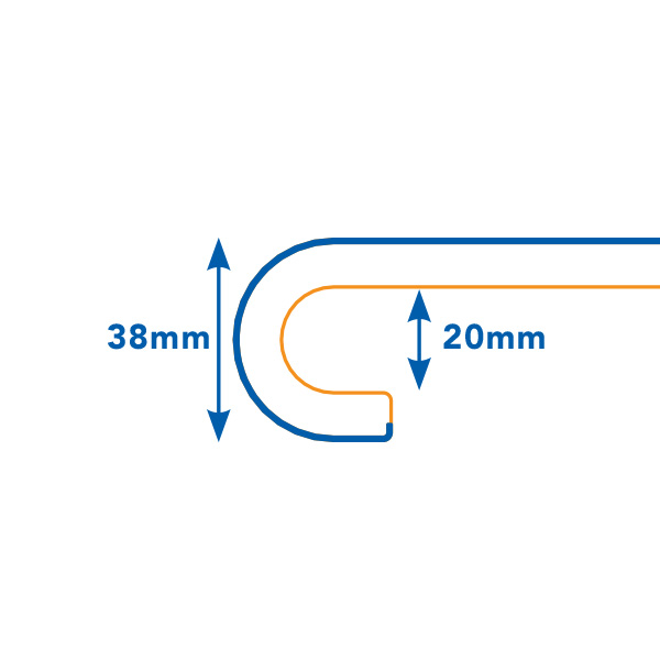 White Bullnose Internal Window Sill FasciaExpert.co.uk