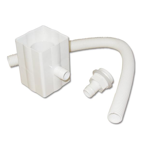 FloPlast White Downpipe Rainwater Diverter FasciaExpert.co.uk