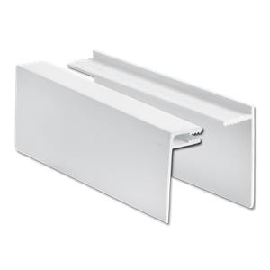 White 2 Part U-Channel Cladding Trim