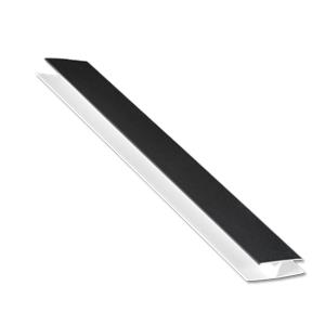 Black Hollow Soffit Trim (H-Trim)