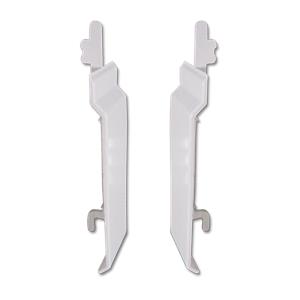White Open V Cladding Joint Cover 